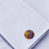 Bassin and Brown Fairy Tale Books Cufflinks - Multi Colour
