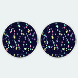 Bassin and Brown Multi Colour Mini Stars Cufflinks  -  Navy
