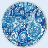 Bassin and Brown Paisley Cufflinks - Blue