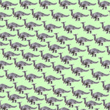 Bassin and Brown Parasaurolophus Dinosaur Jacket Lapel Pin  - Silver