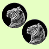 Bassin and Brown Tiger Cufflinks - Black and Grey