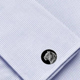 Bassin and Brown Tiger Cufflinks - Black and Grey