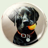 Bassin and Brown Black Labrador Dog Cufflinks