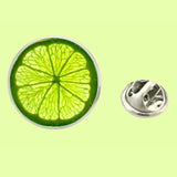 Bassin and Brown Lime Jacket Lapel Pin