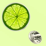 Bassin and Brown Lime Jacket Lapel Pin