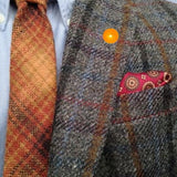 Bassin and Brown Orange Fruit Jacket Lapel Pin