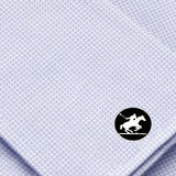 Bassin and Brown Polo Player Cufflinks - Black and White