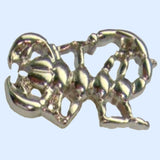 Bassin and Brown Silver Scorpion Jacket Lapel Pin