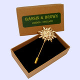 Bassin and Brown Sun Gold - Lapel Pin