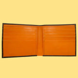 Bassin and Brown Brown/Orange Billfold 8 Card Slot Wallet