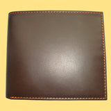 Bassin and Brown Brown/Orange Billfold 8 Card Slot Wallet