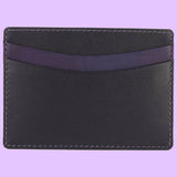 Bassin and Brown Credit Card Holder - Purple and Black