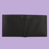 Bassin and Brown Billfold 8 Card Slot Wallet - Black and Purple
