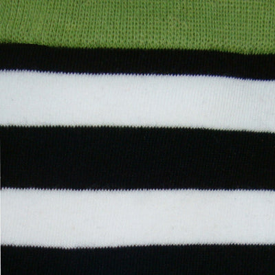 Bassin and Brown Hooped Stripe and Heel and Toe Socks - Black, White, Wine and Green