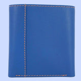 Bassin and Brown Blue/Orange Trifold 10 Card Slot Wallet