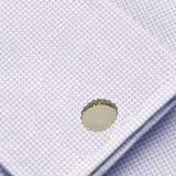 Bassin and Brown Silver Bottle Opener and Cap Cufflinks