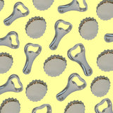 Bassin and Brown Silver Bottle Opener and Cap Cufflinks