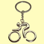 Bassin and Brown - Cyclist Keyring - Silver