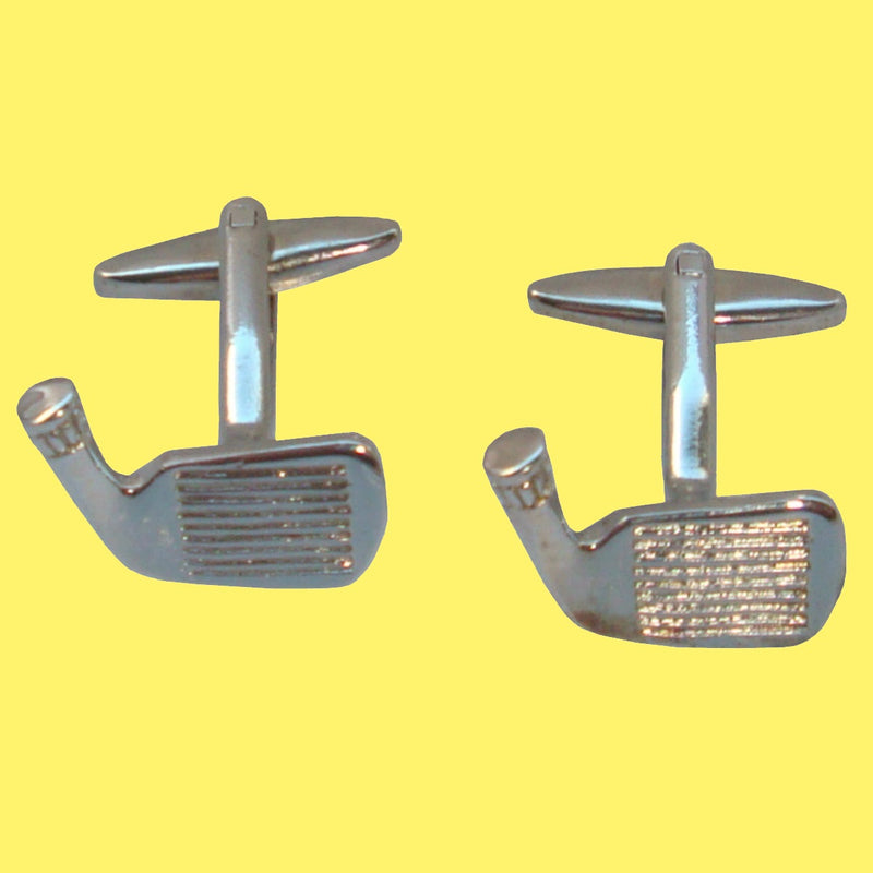 Bassin and Brown Golf Putter Cufflinks - Silver
