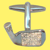 Bassin and Brown Golf Putter Cufflinks - Silver