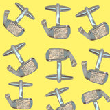 Bassin and Brown Golf Putter Cufflinks - Silver