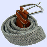 Bassin and Brown Plain Grey Woven Belt
