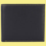Bassin and Brown Navy/Yellow Billfold 8 Card Slot Wallet