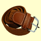 Bassin and Brown Plain Bronze Woven Belt
