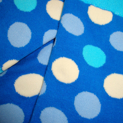 Bassin and Brown Spotted Socks -Blue, White, Turquoise and Light Blue
