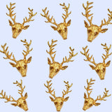 Bassin and Brown Stag Gold Brooch Lapel Pin