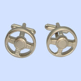 Bassin and Brown Steering Wheel Cufflinks