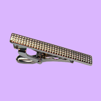 Bassin and Brown Silver Textured Tie Bar