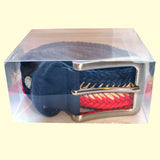Bassin And Brown Arrow Chevron Woven Belt - Red, Beige and Navy