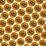 Bassin and Brown Bee and Honeycomb Lapel Pin - Black and Yellow