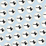 Bassin and Brown - Boxer Cufflinks - White and Black