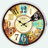 Bassin and Brown Clock Face Cufflinks - Beige, Brown and Blue