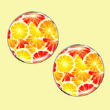 Bassin and Brown Oranges Cufflinks - Orange and Red