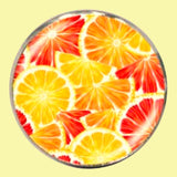 Bassin and Brown Oranges Cufflinks - Orange and Red