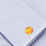 Bassin and Brown Oranges Cufflinks - Orange and Red