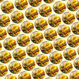 Bassin and Brown Leopard Family Cufflinks - Yellow and Green