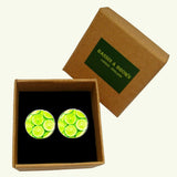 Bassin and Brown Lime Fruit Cufflinks - Green