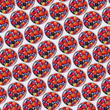 Bassin and Brown Mixed Berries Cufflinks - Red and Blue