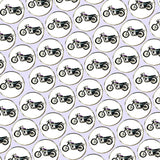 Bassin And Brown Motorbike Cufflinks - White and Black