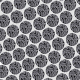 Bassin and Brown Paisley Cufflinks - Black and White