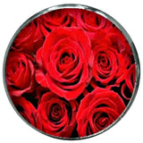 Bassin and Brown Red Roses Cufflinks