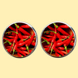 Bassin and Brown Red Chilli Cufflinks