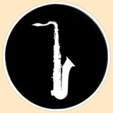 Bassin And Brown Saxophone Cufflinks - Black And White