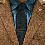 Bassin and Brown  SPQR - The Senate and People of Rome Lapel Pin - Wine and Gold