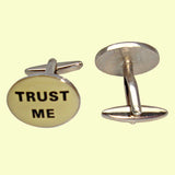 Bassin and Brown Trust Me I'm A Doctor Cufflinks - White,Black and Silver