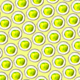 Bassin and Brown Apple Fruit Cufflinks - Green and White